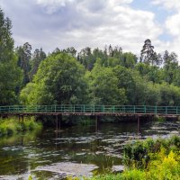 Мост через реку Оредеж в районе природного заповедника Лялин Луг :: Стальбаум Юрий 