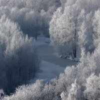 Зима на речке Славянка. :: Сергей Малахов