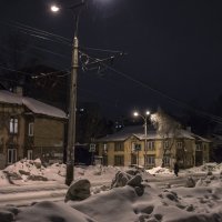 Улица в зимний вечер :: Сергей Парамонов