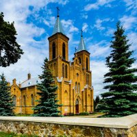 Католический храм в деревне Трабы, Гродненская область, Беларусь. :: Nonna 