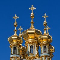 Золотые купола Екатерининского дворца :: Елена Кириллова