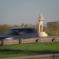 Памятник А.С.Пушкину на Пулковском шоссе :: Магомед .