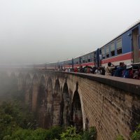 Поезд уходит в туман... :: Нина Сироткина 