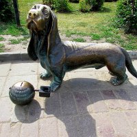 Памятник собаке в Костроме :: Лидия 