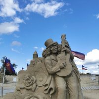 Песчаные скульптуры в Елгаве :: Teresa Valaine