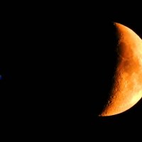 Луна и Спика (сегодня) :: Alisa Koteva 
