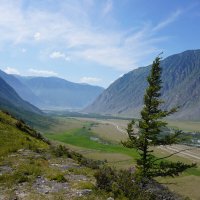 Вид на долину Чулышман, Алтай :: Юлия 