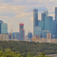 ..панорама Москва-Сити с Воробьёвых гор... :: galalog galalog