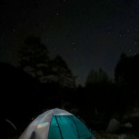Палатка под звездным небом :: Dmitry i Mary S