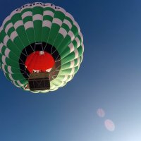воздушный шар глазами парашютиста, высота 1600+ м, :: Владимир Зеленцов