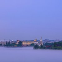 Туман над Ангарой :: Павел Крутенко