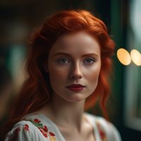 Портрет рыжей девушки :: Алексей Соминский