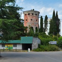 Пицунда. Старая водонапорная башня. :: Пётр Чернега