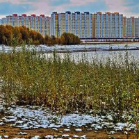 Октябрь...Первый снег на реке! :: Владимир 