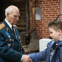 Встреча с ветераном Н.Н. Борисовым :: Gen Vel