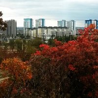 Вид на город с высоты Мамаева кургана. :: Юрий ГУКОВЪ