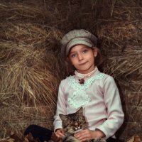 Девочка с котом :: Владимир Греков