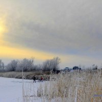 Студёный зимний день на озере Медвежьем. :: Восковых Анна Васильевна 