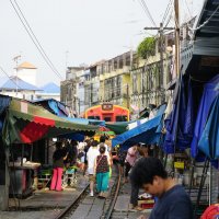 Тайский экспресс. Рынок раскрывающих зонтов. :: Иван Литвинов