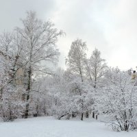 Снежный дворик :: Андрей Снегерёв