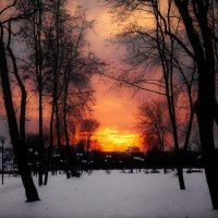 Горящий закат ... :: Владимир Шошин