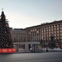 Триумфальная площадь в праздники. :: Татьяна Помогалова