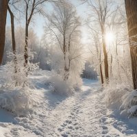 Зимний пейзаж :: Aleksey Afonin