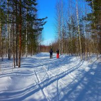 Вдвоем по весенней лыжне! :: Владимир 