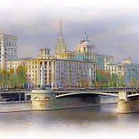 Москва. Бородинский мост. :: В и т а л и й .... Л а б з о'в