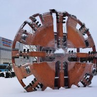 Фрагмент ротора тоннелепроходческого комплекса. :: Татьяна Помогалова