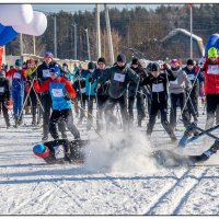 Лыжня России. Падение :: Игорь Волков