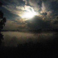 Ночное небо, вид с жд моста :: Артем 