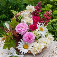Букет с розами и жасмином :: Ольга Бекетова