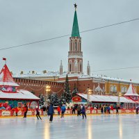 Москва. Красная площадь. ГУМ-каток. Зима :: Николай Николенко