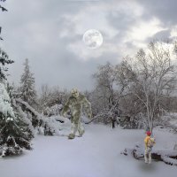 Встреча со снежным человеком... :: Свечение Язычество
