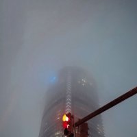 Утро города в тумане :: Дарья Трифанова