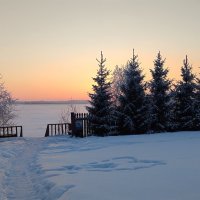 Зимний закат :: Елена Байдакова