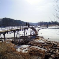 Мост на опорах . :: Мила Бовкун