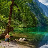 Obersee...О зелёной зеркальной воде... :: Dmitriy Dikikh