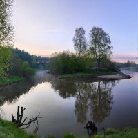 Рассвет на реке Молокча :: Денис Бочкарёв