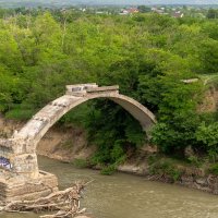В 1918 году взорваный ЖД мост :: Игорь Сикорский