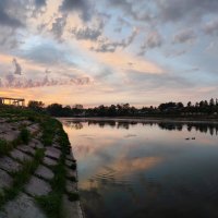 Закат на реке Серая / Александров :: Денис Бочкарёв