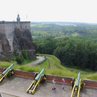 вид на Георгиевскую батарею, крепость Кёнигштайн :: Светлана Баталий