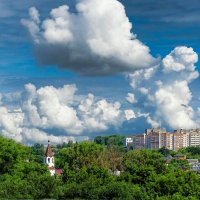 Облака над городом. :: Милешкин Владимир Алексеевич 