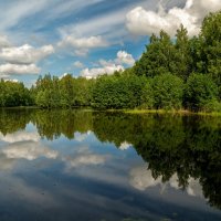 В воду смотрятся облака. 2 :: Андрей Дворников