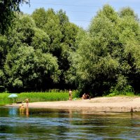 В жаркий летний день на речке Ворона. :: Восковых Анна Васильевна 