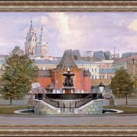 Москва. Водоразборный фонтан на площади Революции. (  В2 ). :: В и т а л и й .... Л а б з о'в