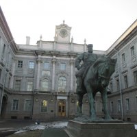 Мраморный дворец. Памятник Александру III :: Маера Урусова