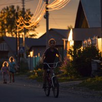 Закат в деревне :: Ирена Цурпал