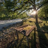 Sunny Meadow By The River :: Fuseboy 